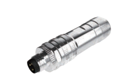 M8-针头-现场可接线式连接器-全金属外壳-3+4PIN