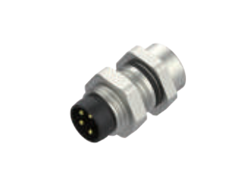 M8-针头-法兰式连接器-后安装-焊接式-3+4+5+6+8PIN