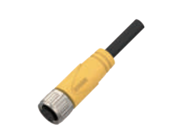 M12-孔头-预铸式连接器-防震止退-6+8+12PIN