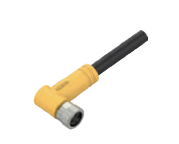M8-弯角孔头-预铸式连接器-防震止退-8PIN