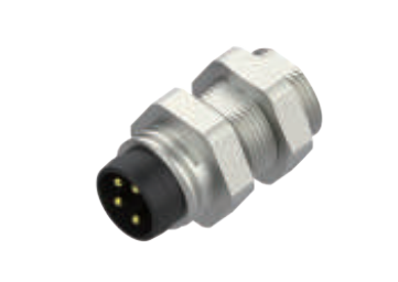 M8-针头-法兰式连接器-前安装-PCB焊接式-3+4+5+6+8PIN