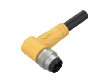 M16-弯角针头-预铸式连接器-防震止退-3+4PIN