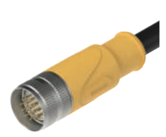 M23-内螺纹-针头-预铸式连接器-12.11+12PIN