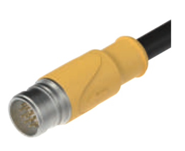 M23-外螺纹-针头-预铸式连接器-12.11+12PIN