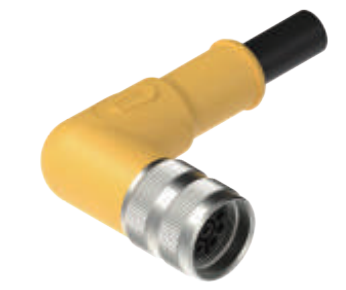 M23-内螺纹-母头-预铸式连接器-6+8PIN